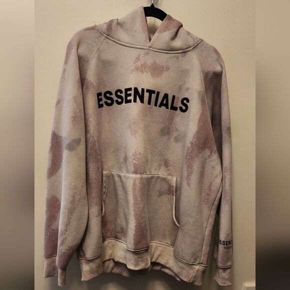 Fear Of God Essentials Pullover Hoodie (Custom Tie Dye) - Picture 1 of 4
